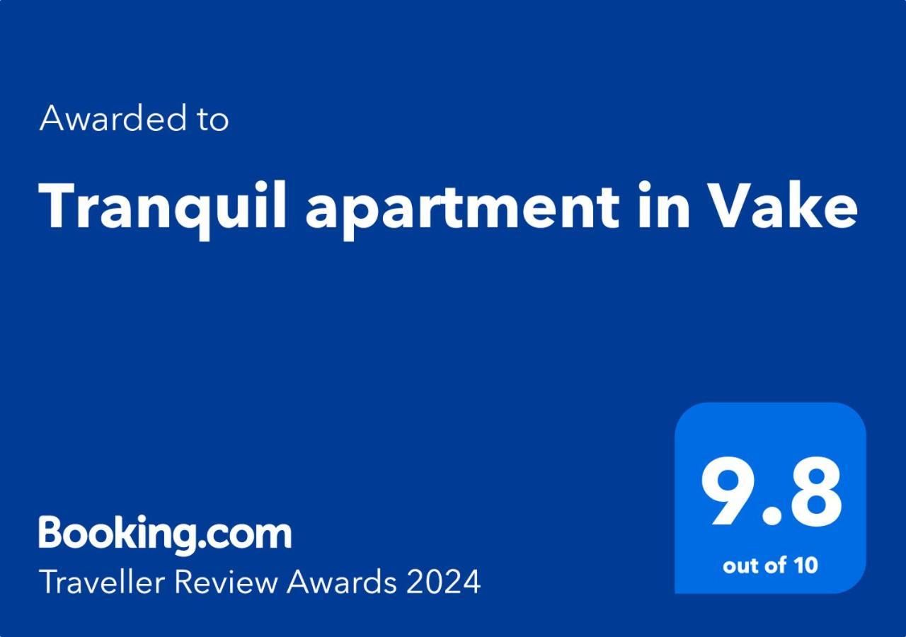 Tranquil Apartment In Vake Tiflis Dış mekan fotoğraf